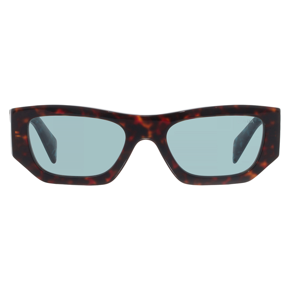 Prada Petrol Green Rectangular Men's Sunglasses PR A01S 18Z40K 53