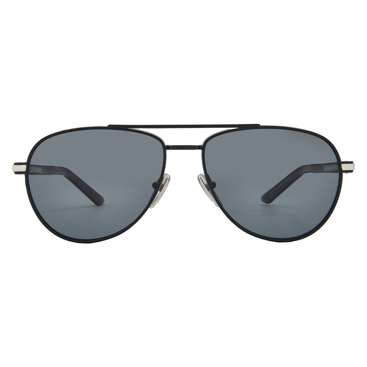 Prada Polarized Dark Grey Pilot Men's Sunglasses PR A54S 1BO5Z1 60