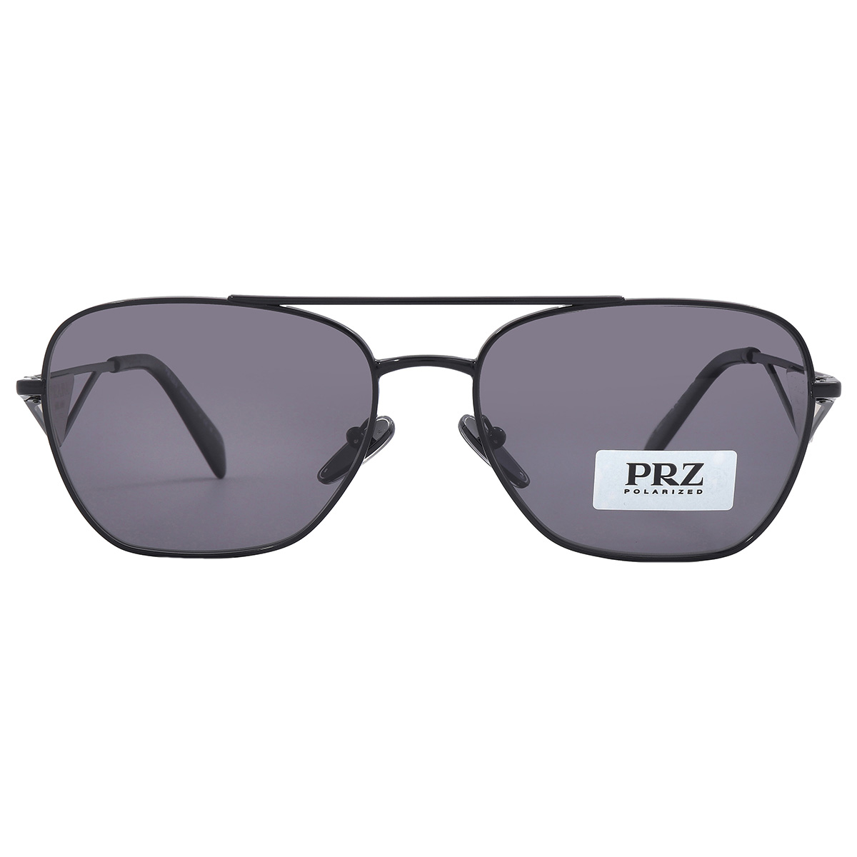 Prada Polarized Grey Navigator Ladies Sunglasses PR A50S 1AB5Z1