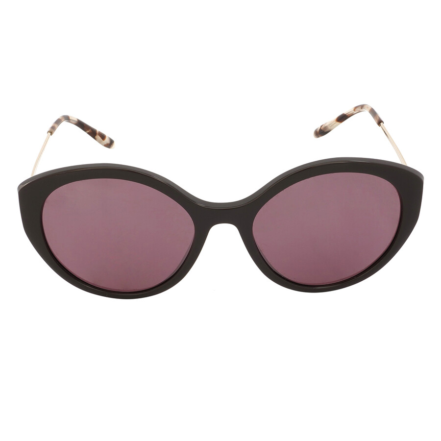 Prada Polarized Pink Silver Mirror Cat Eye Ladies Sunglasses PR 18XS