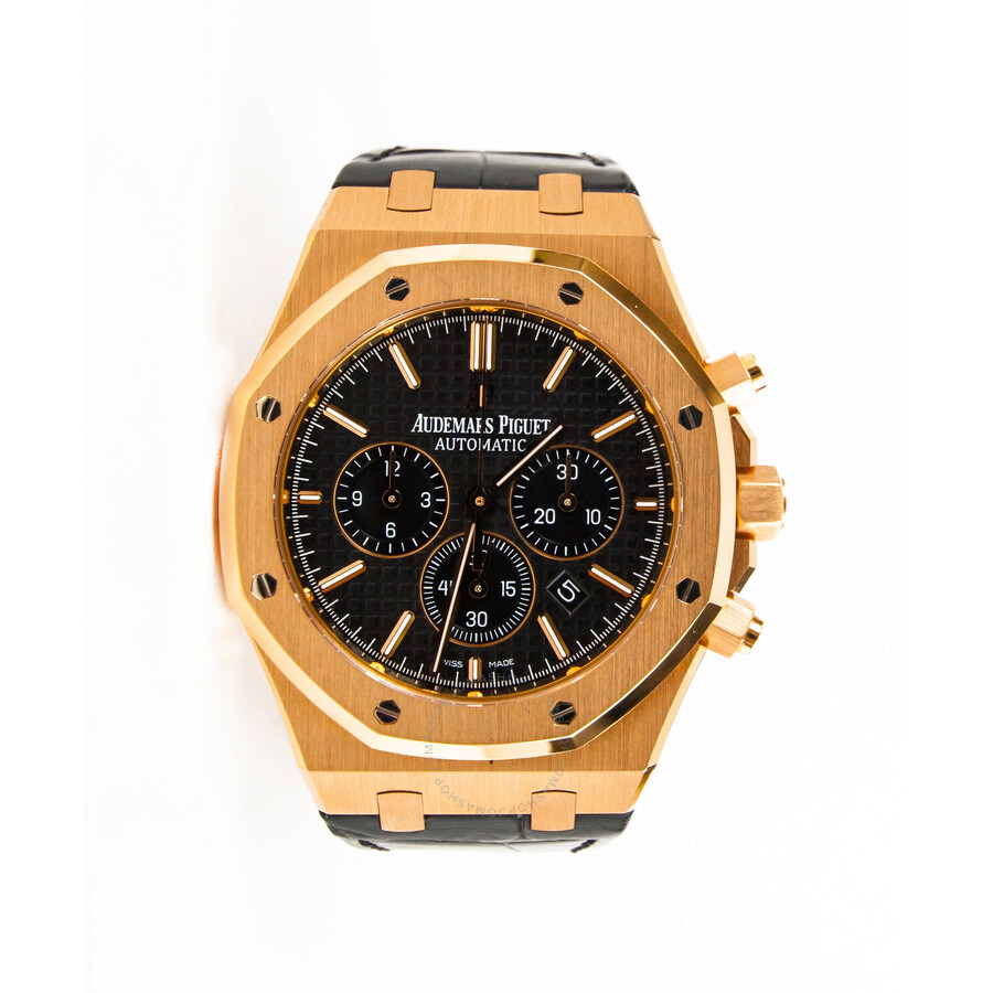 Pre Owned Audemars Piguet Royal Oak Chronograph Automatic Black Dial Pre Owned Audemars Piguet Royal Oak Chronograph Automatic Black Dial Men S Watch 26320or Oo