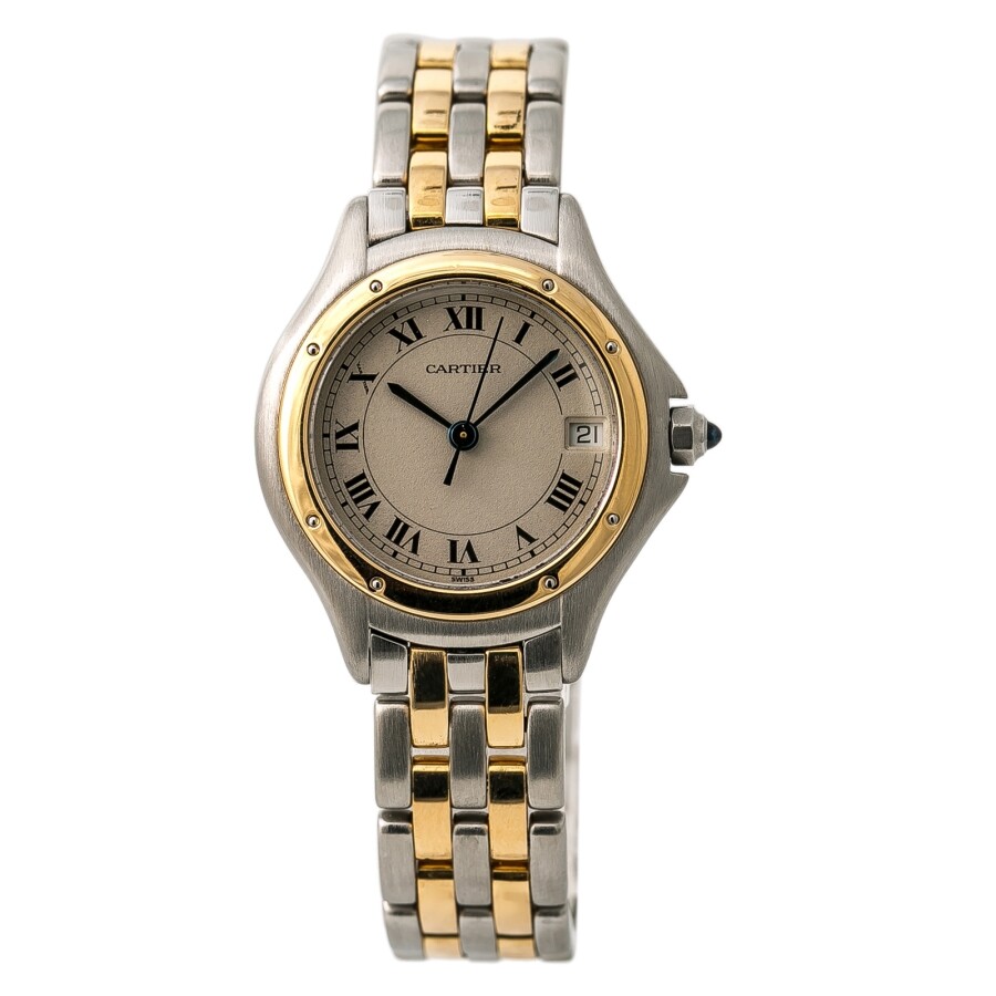 Cartier Pre-owned Cartier Cougar Quartz Ladies Watch 187906 - Pre-Owned  Watches, Cougar - Jomashop