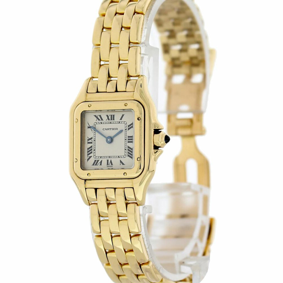Preowned Cartier Panthere de Cartier White Dial Ladies Watch 86691