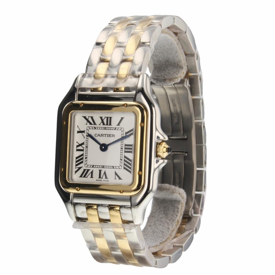 Preowned Cartier Panthere Silver Dial Ladies Watch W2PN0007 Pre