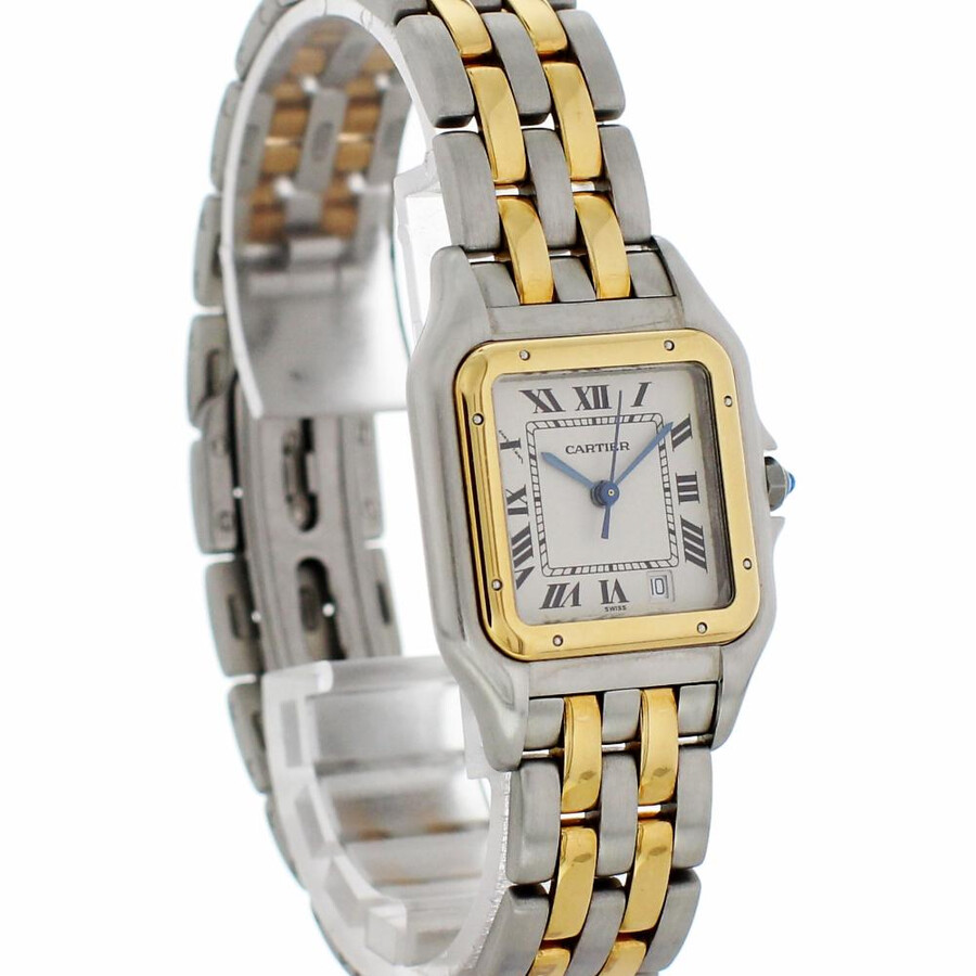 Preowned Cartier Panthere White Dial Ladies Watch 183949 PreOwned