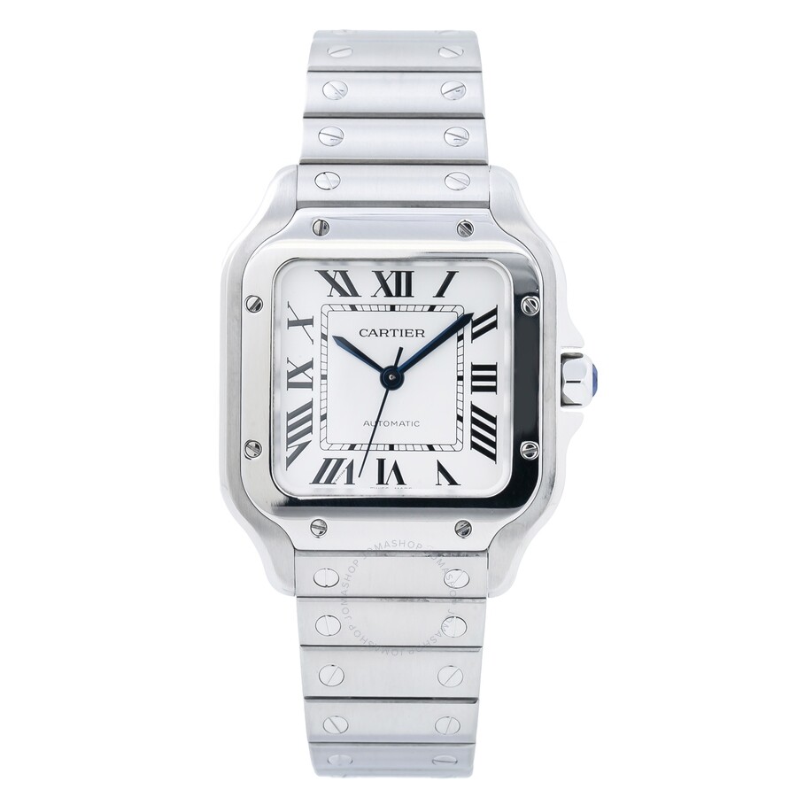 pre owned cartier santos mens watch