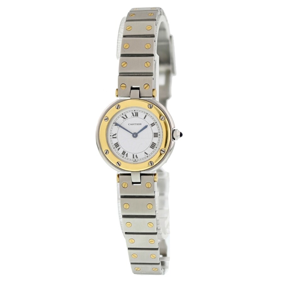 pre owned cartier santos mens watch