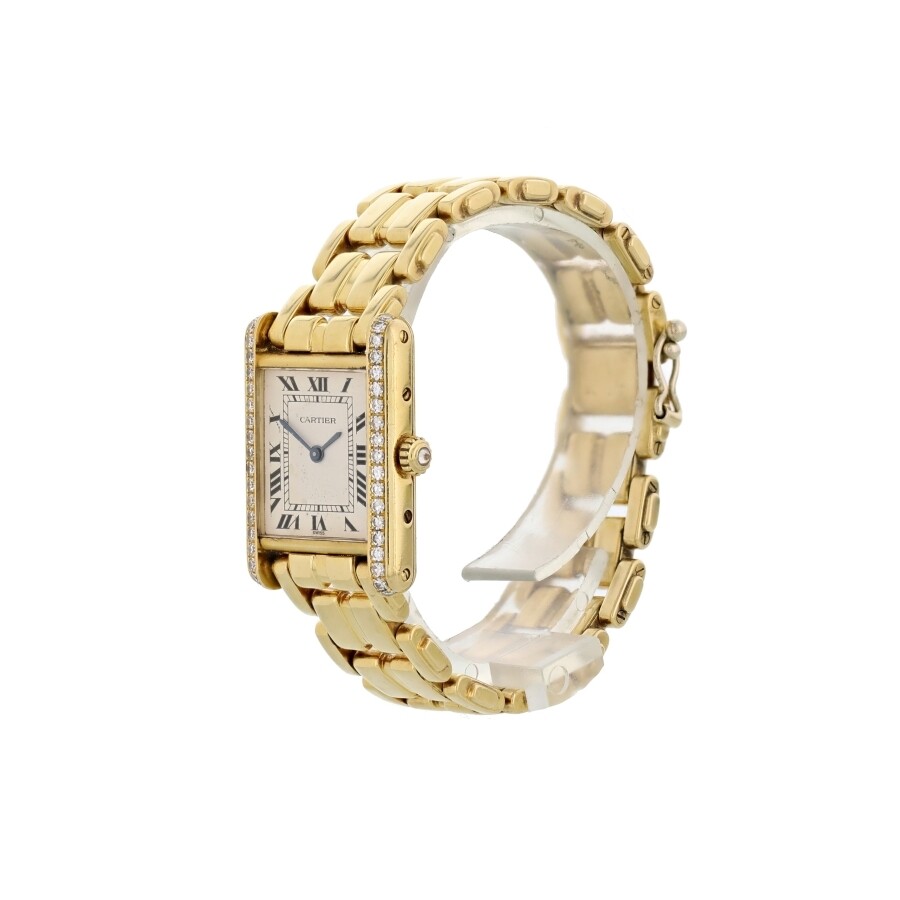 used ladies cartier tank watch