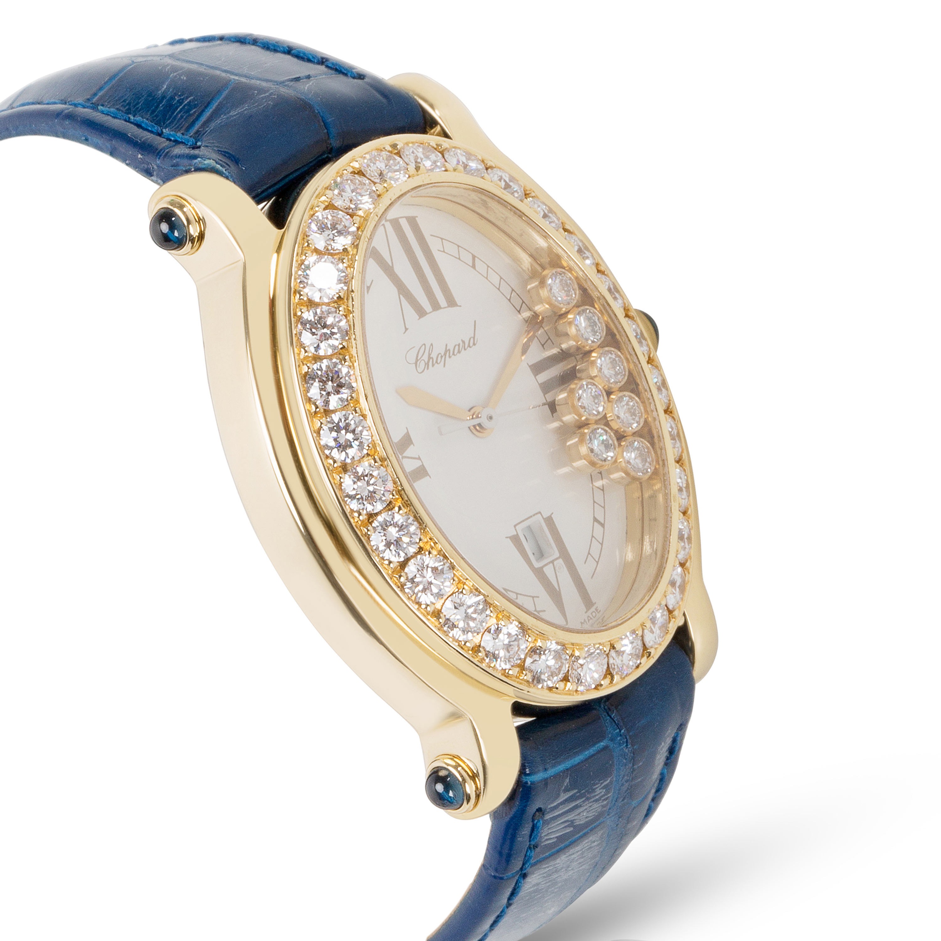 chopard women's happy sport diamond watch