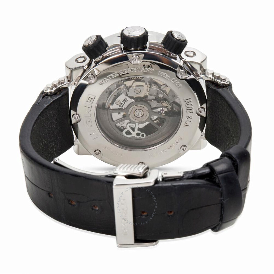 Preowned Jacob & Co. Epic II Chronograph Automatic Silver Dial Men's Watch E1 PreOwned