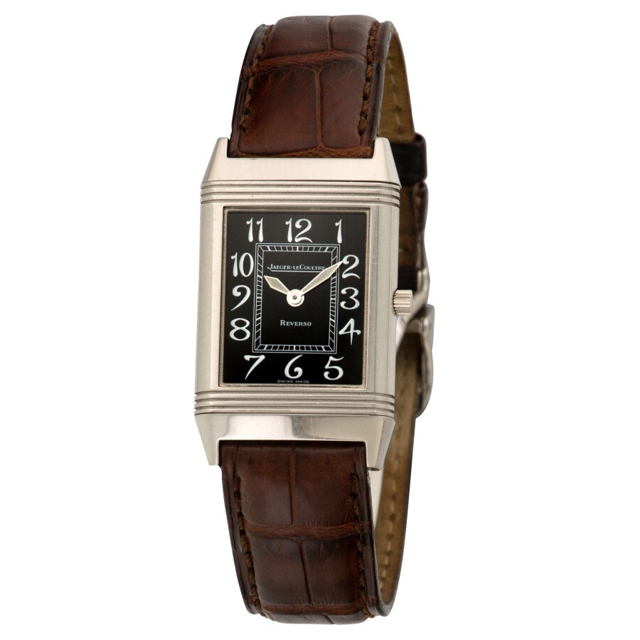 Jaeger LeCoultre Preowned Jaeger LeCoultre Reverso Black Dial Unisex