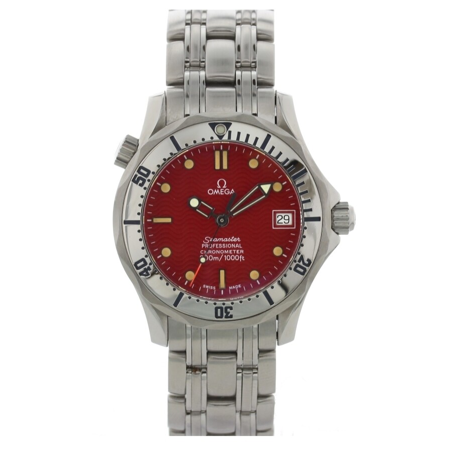 omega seamaster red