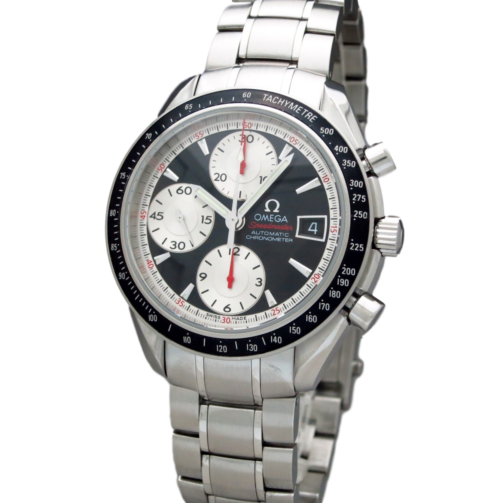 Omega Pre-owned Omega Speedmaster Chronograph Automatic Chronometer Black  Dial Men's Watch 3210.51 3210.51 - Omega, Speedmaster - Jomashop