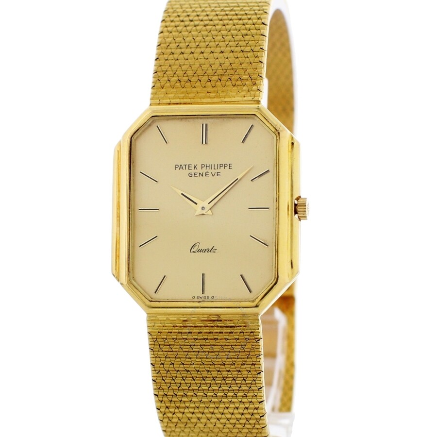 Preowned Patek Philippe Vintage Gold ToneDial Men's Watch PreOwned