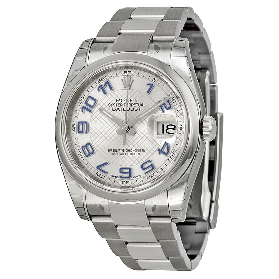 Rolex 41mm Datejust 116300 Custom Glacier Blue Diamond Dial