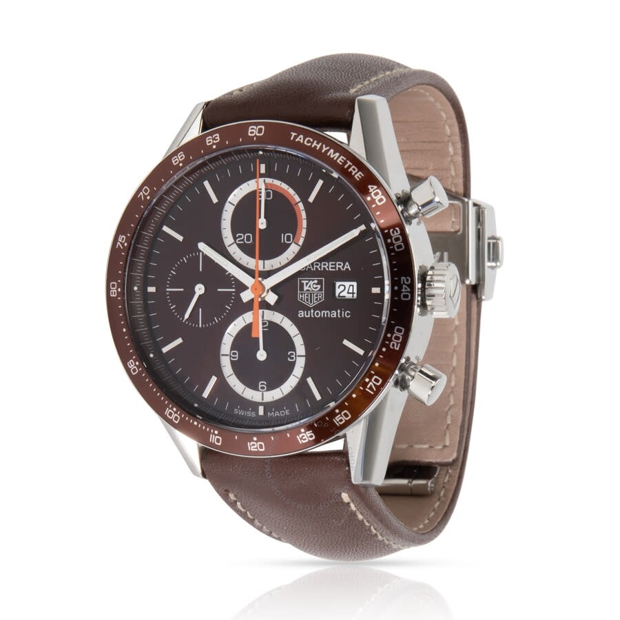 tag heuer brown dial