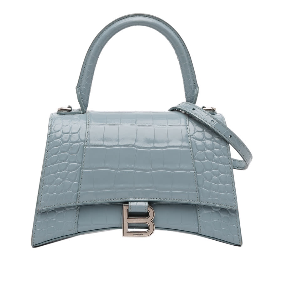 Balenciaga Pre-owned Balenciaga Small Croc Embossed Hourglass Top