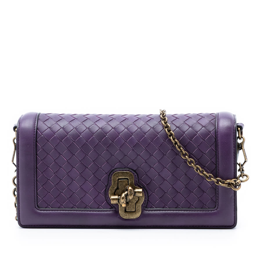 Bottega Veneta Pre-owned Bottega Veneta Nappa Intrecciato Olimpia