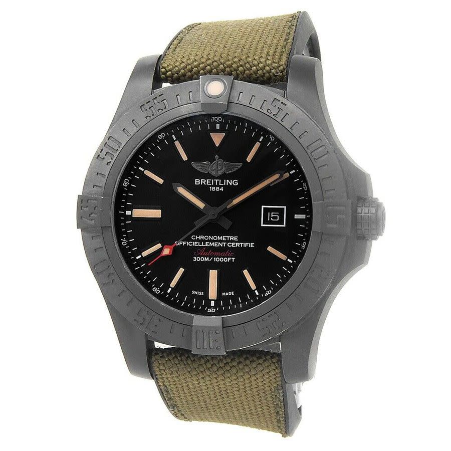 Breitling Pre-owned Breitling Avenger Blackbird Automatic Chronometer Black  Dial Men's Watch V1731010-BD12-100W-M20BASA.1 V1731010-BD12-100W-M20BASA.1  - Pre-Owned Watches, Breitling - Jomashop