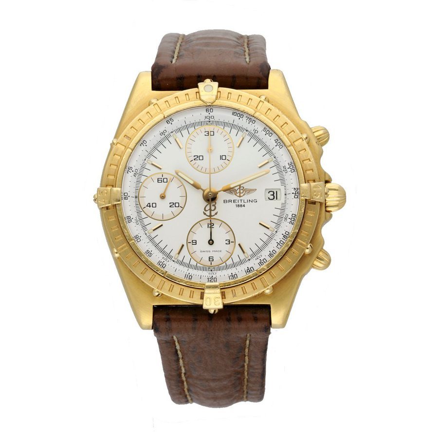 Breitling Pre-owned Breitling Chronomat Chronograph Automatic Chronometer  White Dial Men's Watch K13048 K13048 - Pre-Owned Watches, Breitling -  Jomashop