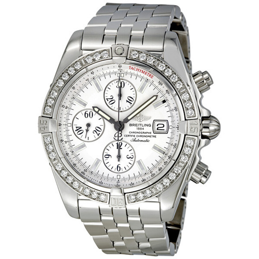 breitling chronomat evolution diamond bezel