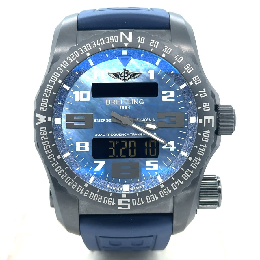 Breitling Pre-owned Breitling Emergency II Perpetual Alarm GMT