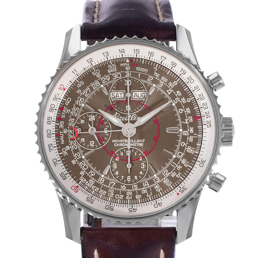 Cadran (dial) Et Rehaut Breitling Marron Rares - Pour Chronographe Automatique - Pièce D'occasion