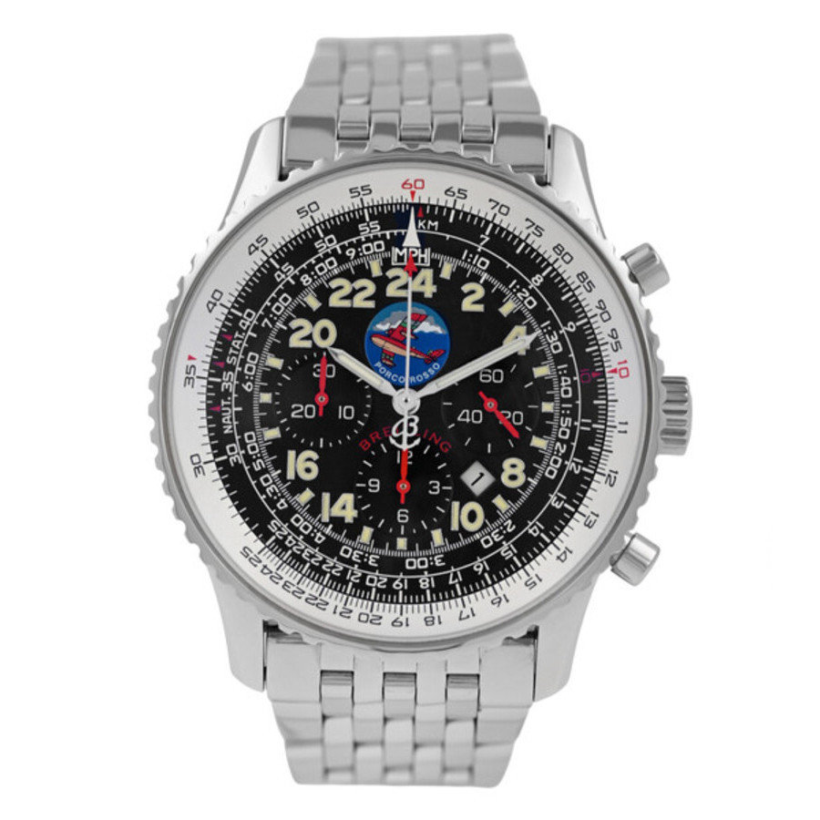 Breitling Pre-owned Breitling Navitimer Cosmonaute Porco Rosso