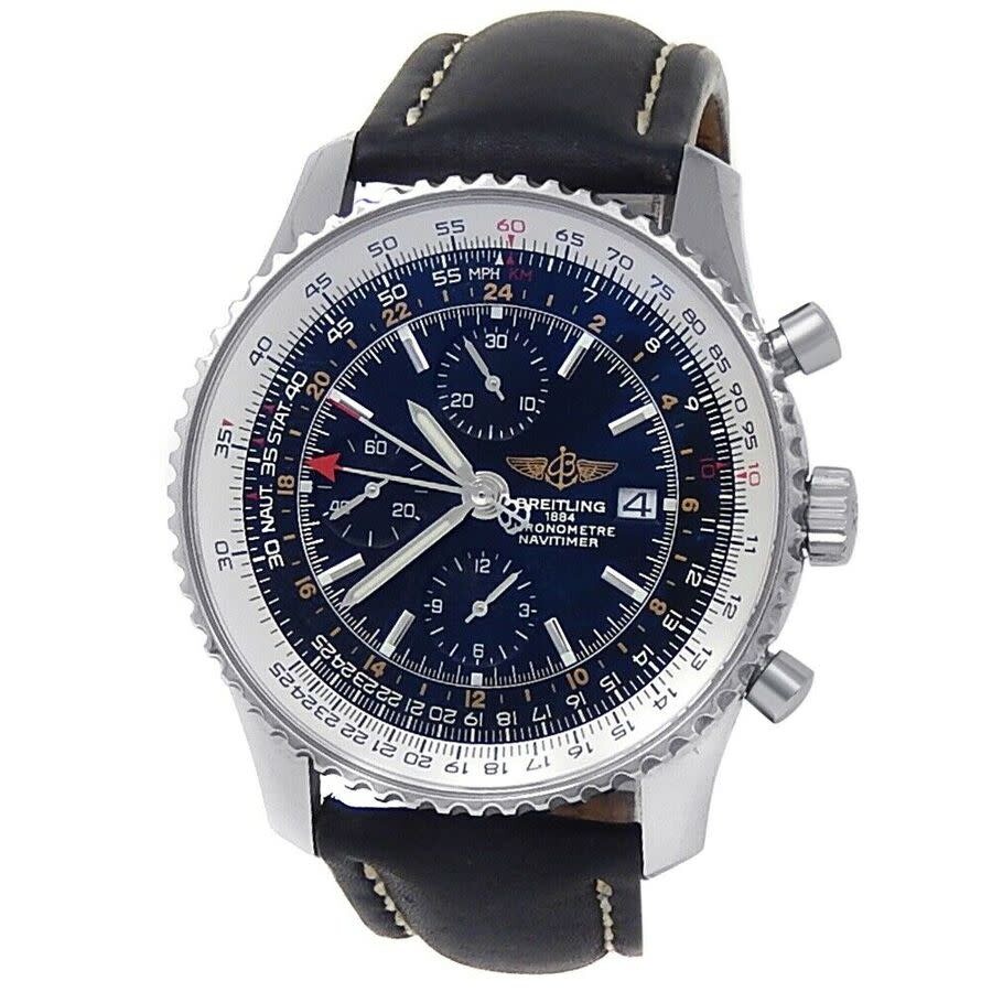 breitling navitimer world blue