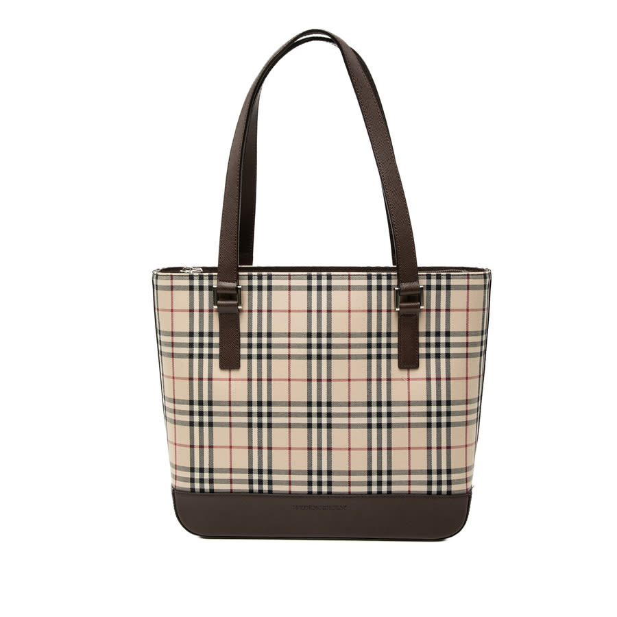 Burberry Pre-owned Burberry House Check Canvas Tote Ladies ...