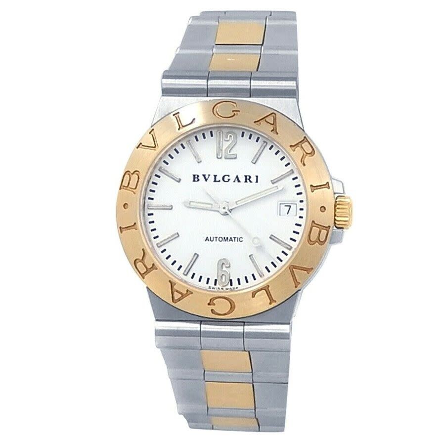 正規品 ブルガリ ディアゴノ LCV 35 S AT 自動巻 ユニセックス ブルガリ BVLGARI ディアゴノ LCV 35 S メンズ デイト ブラック