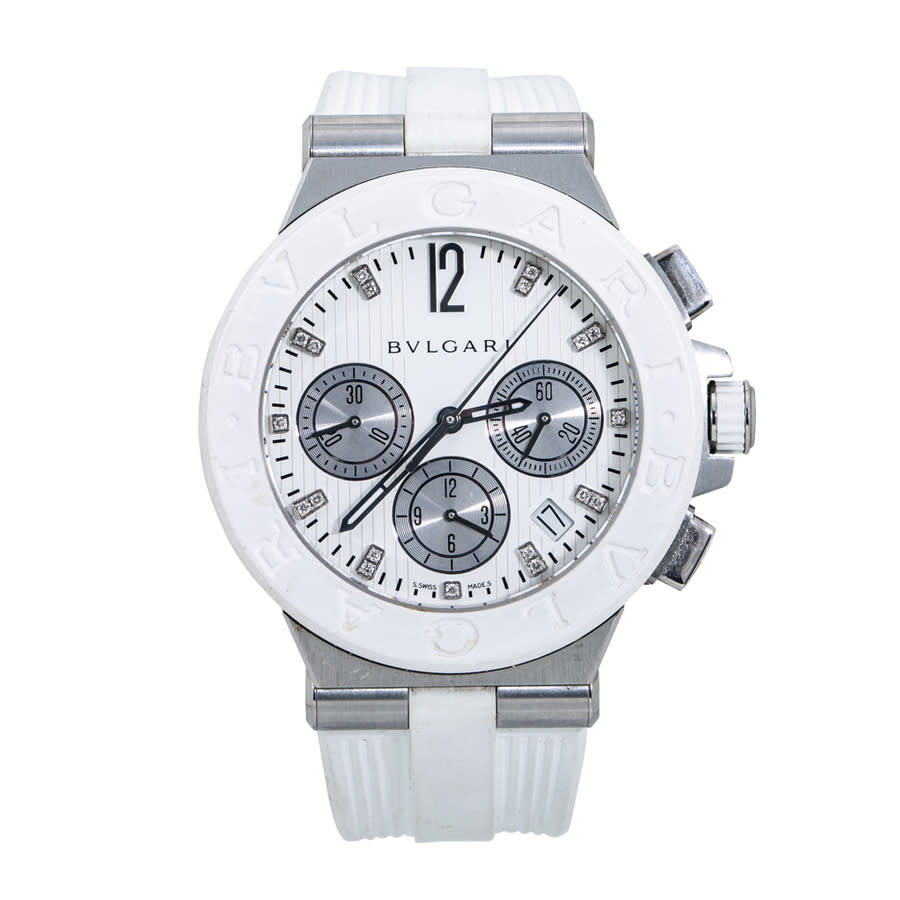 BVLGARI Diagono DG40SCH Chronograph with 19 diamonds Automatic Men\'s_942728 BVLGARI Diagono DG40SCH Chronograph with 19 diamonds  main image 2