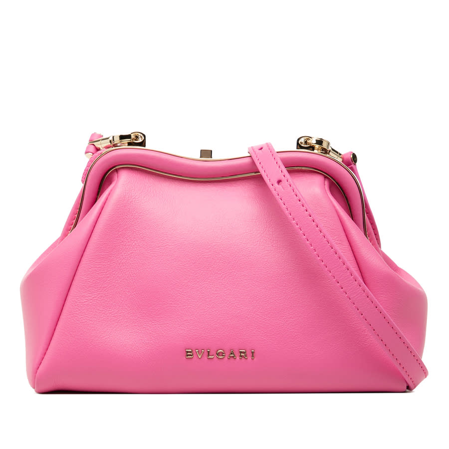 Bvlgari Pre-owned Bvlgari Leather Serpentine Pouch Crossbody