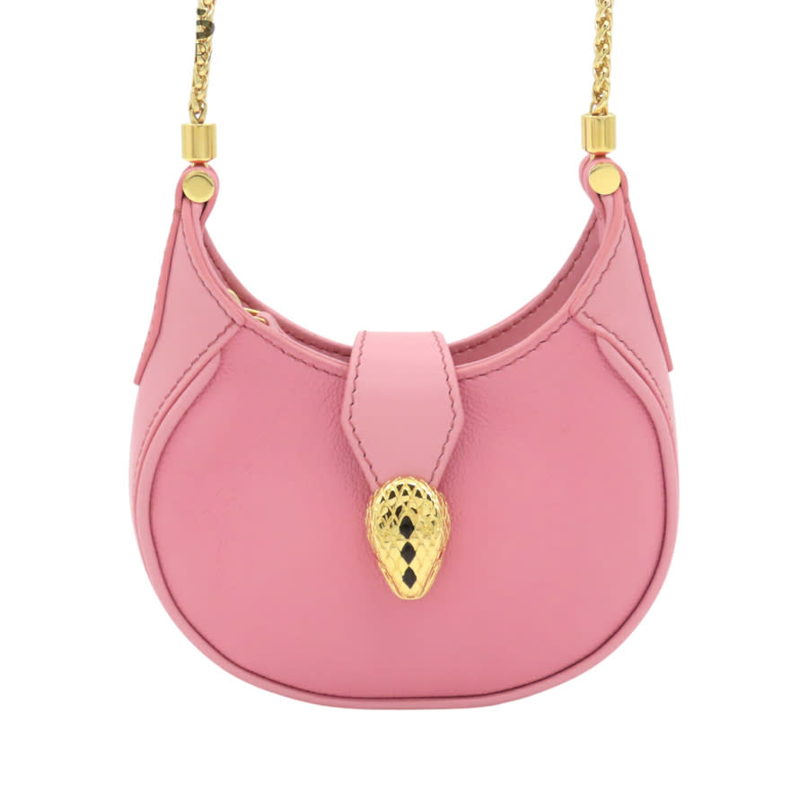 Bvlgari Pre-owned Bvlgari Micro Leather Serpenti Ellipse Crossbody