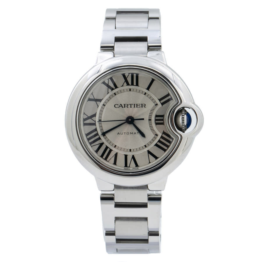 Cartier Pre-owned Cartier Ballon Bleu Hand Wind Silver Dial Ladies Watch 3489  3489 - Pre-Owned Watches, Cartier - Jomashop