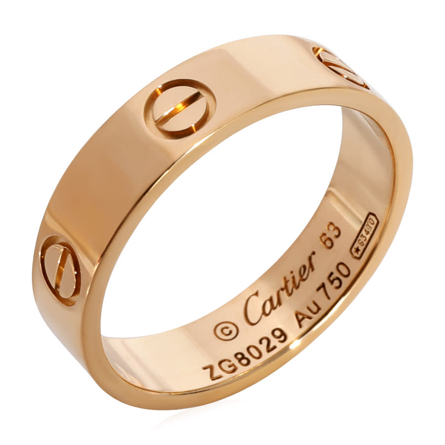 Pre-Owned Cartier Love Ring in 18k Yellow Gold
