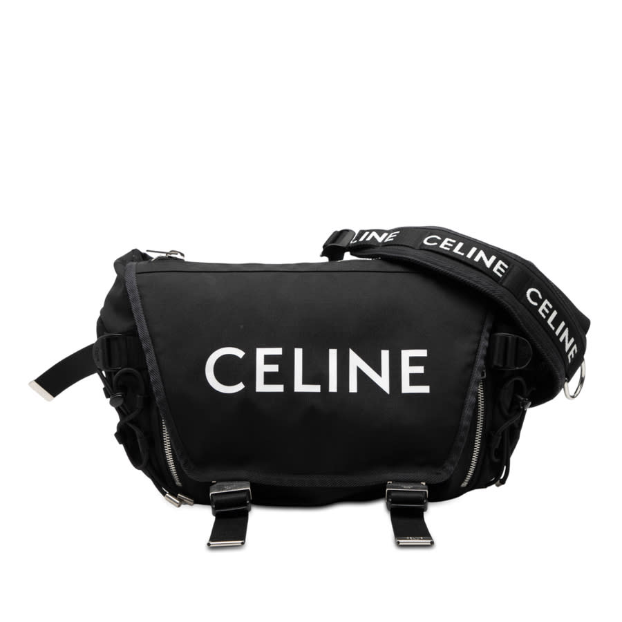 CELINE メッセンジャーバッグ Celine Pre-owned Celine Medium Nylon Logo Trekking Messenger Bag S