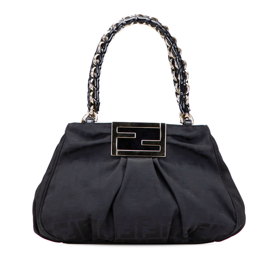 Fendi Pre-owned Fendi Small Zucca Canvas Mia Chain Tote 2111 8BR615 DMP ...