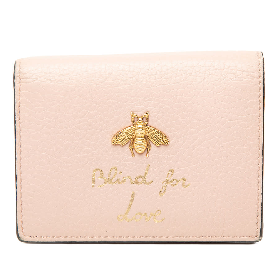 Gucci Pre-owned Gucci Calfskin Blind for Love Compact Wallet
