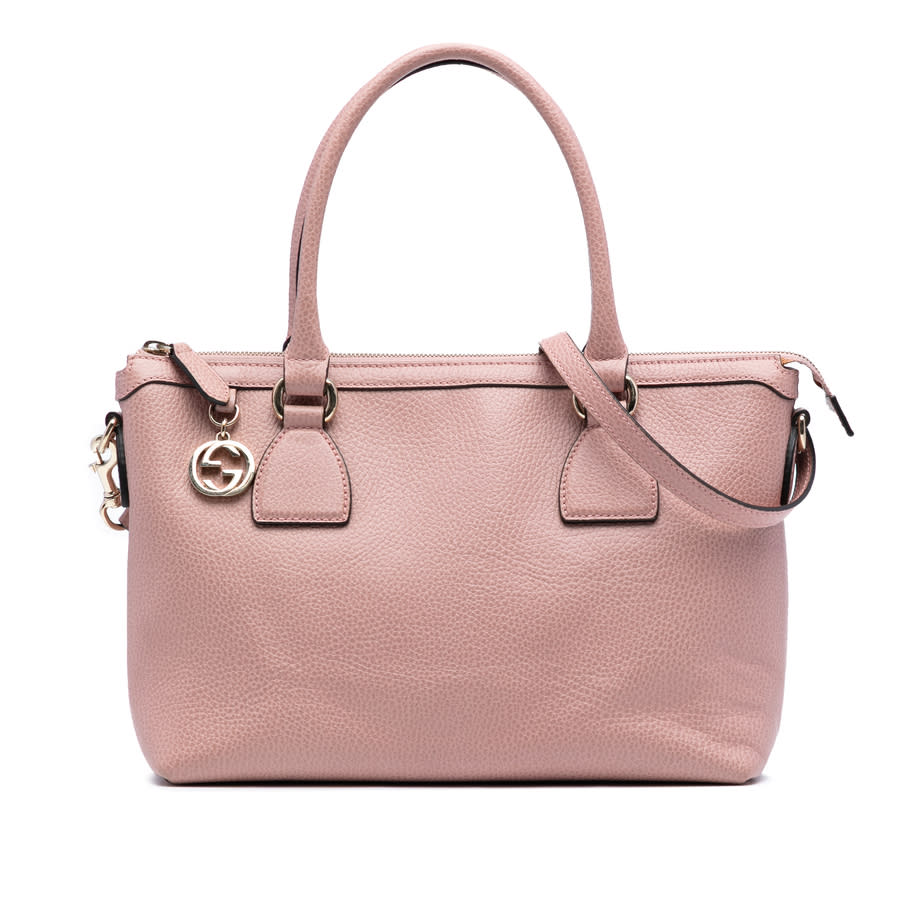 Gucci Pre-owned Gucci Dollar Calfskin GG Charm Satchel Ladies