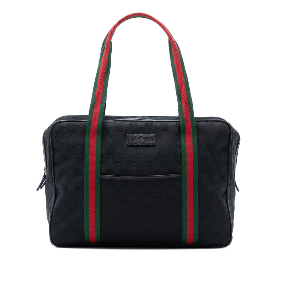 Gucci Pre-owned Gucci GG Canvas Web Business Bag Ladies