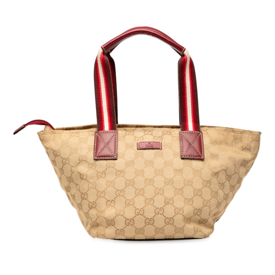 Gucci Pre-owned Gucci GG Canvas Web Handbag 131228 214397 - Pre