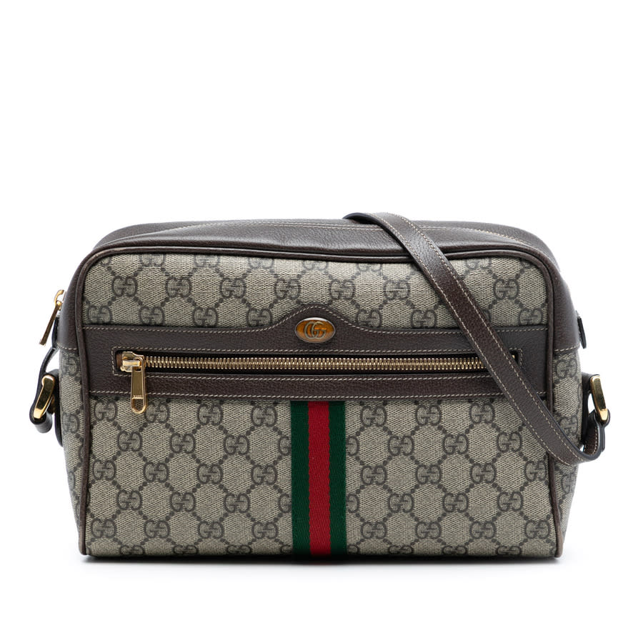 Gucci Pre-owned Gucci GG Supreme Ophidia Crossbody Unisex 517080