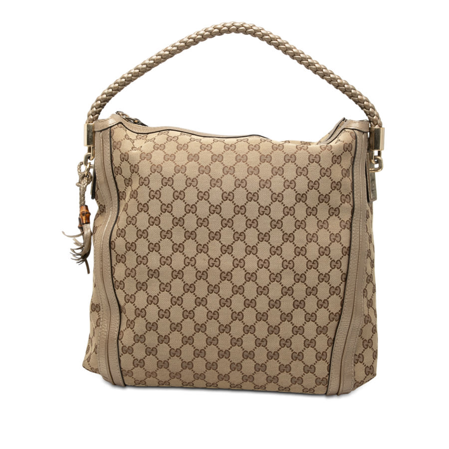 Gucci Pre-owned Gucci Large GG Canvas Bella Shoulder Bag 269947