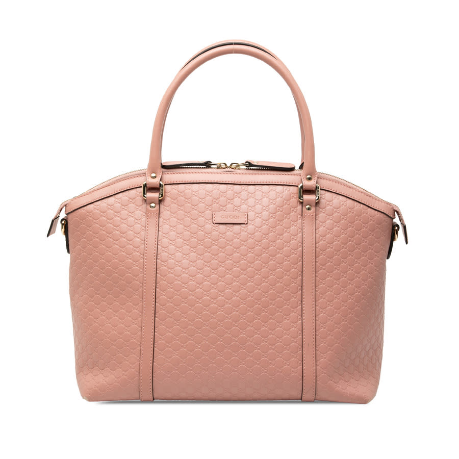 Gucci Pre-owned Gucci Large Microssima Dome Satchel Ladies