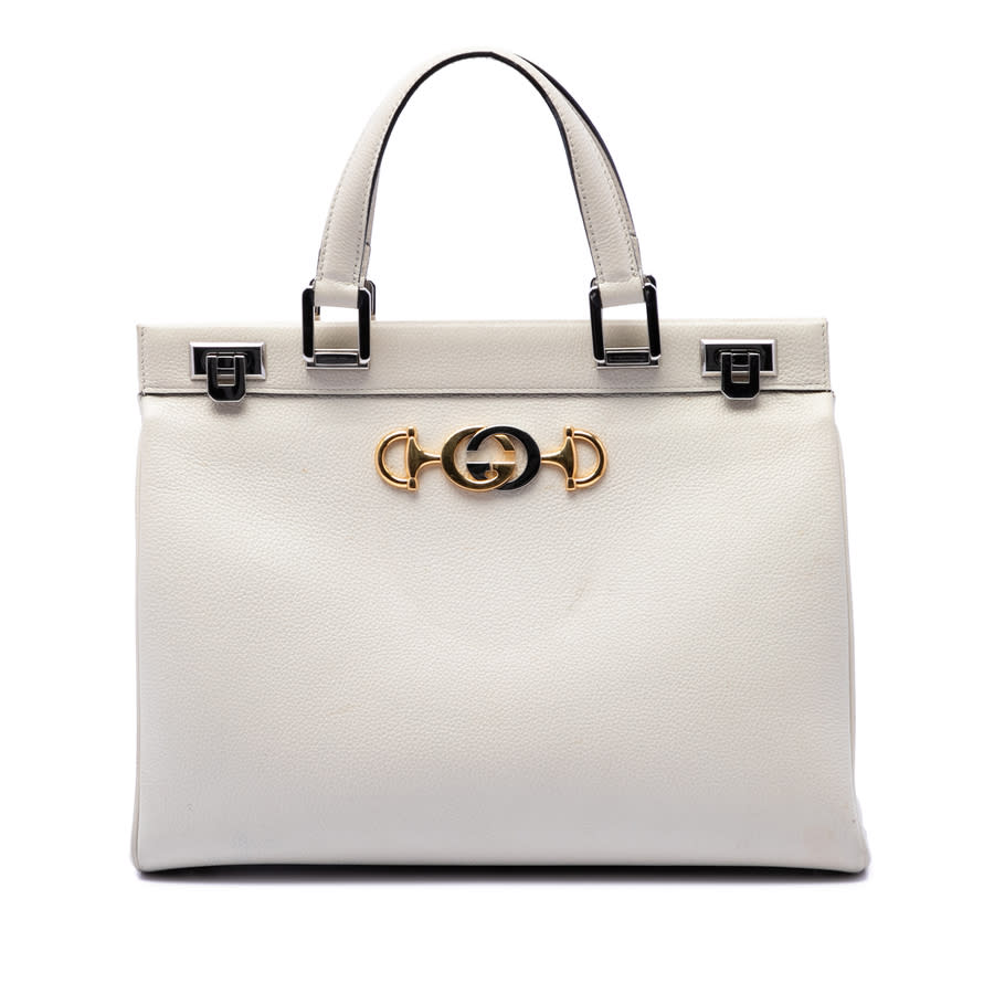 Gucci Pre-owned Gucci Medium Calfskin Zumi Top Handle Bag Ladies
