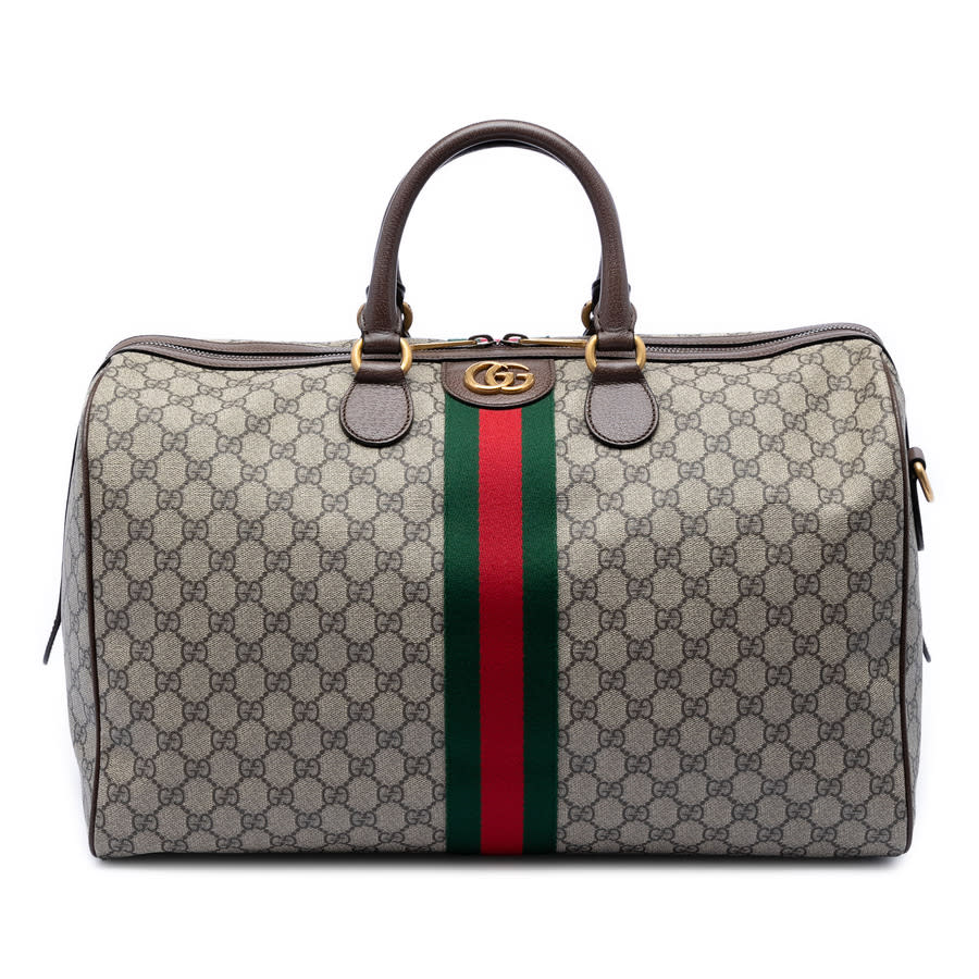 Gucci Pre-owned Gucci Medium GG Supreme Web Ophidia Carry On