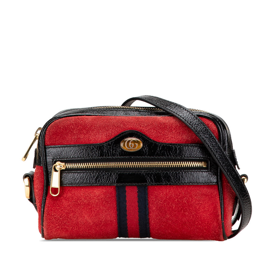 Gucci Pre-owned Gucci Mini Suede Ophidia Crossbody Ladies 517350
