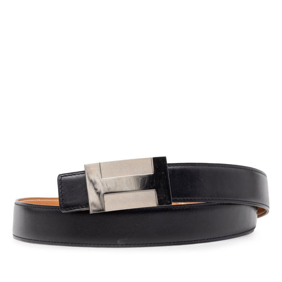 Hermes Belt Silver Box Calf Hermes Belt Reversible HERMES Constance Size 95 H Buckle Box  main image 2