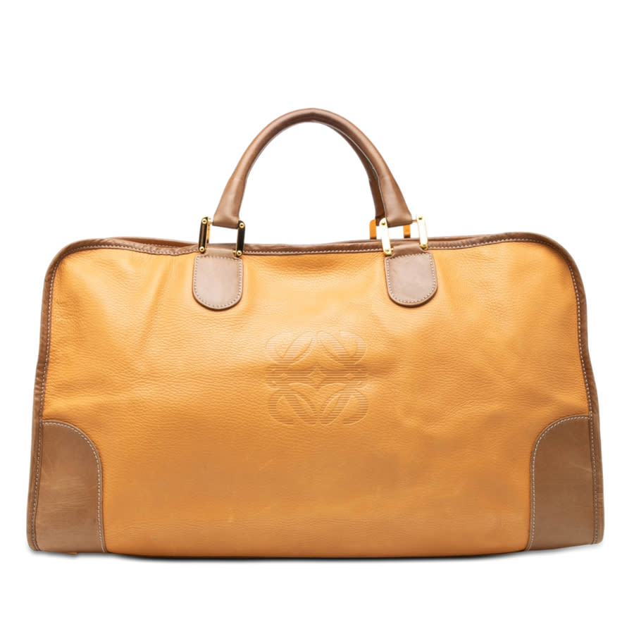 Loewe Pre-owned LOEWE Bicolor Leather Amazona 50 Ladies